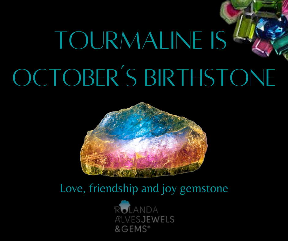 La tourmaline est la pierre de naissance d'octobre