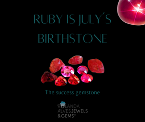 Ruby ist der Geburtsstein des Juli