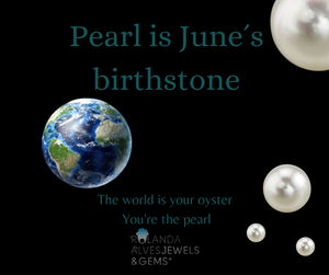 La perla es la piedra de nacimiento de junio.