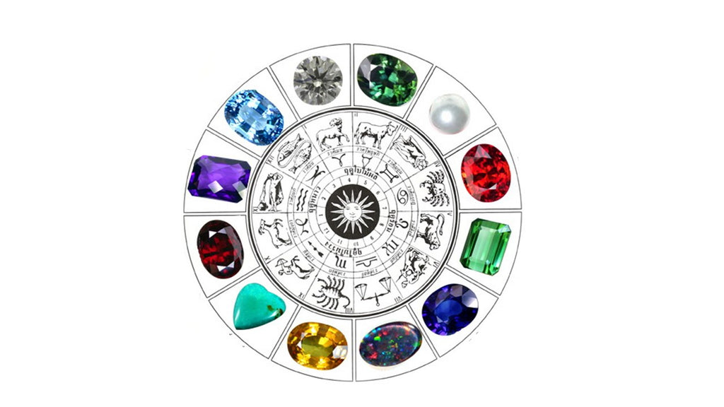 Birthstones and Zodiac - Pedras do mês e os signos do zodíaco