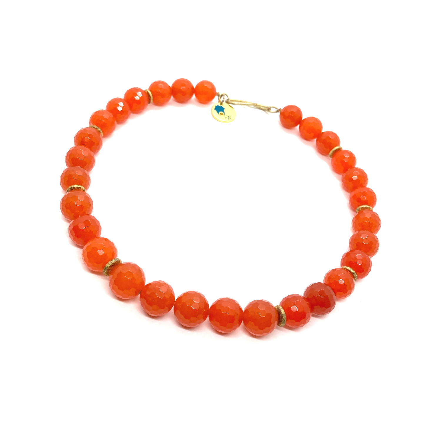 Naranja natural, conjunto de collar de cornalina vívida, collar de cristal curativo, regalos para ella, piedra de nacimiento de Virgo