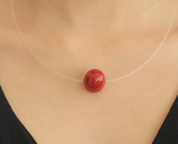 Pearl Shell - Spezielle Halskette aus roter Perlenschale