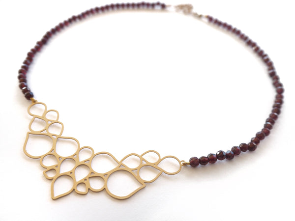 Garnet - Rhodolite garnet necklace