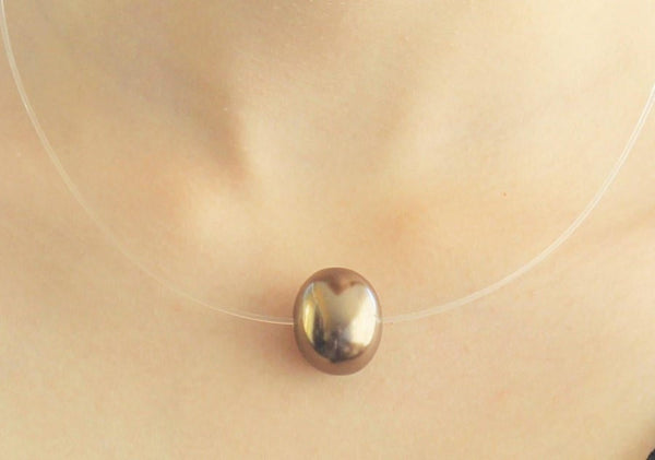 Pearl Shell - colar especial de bronze pérola
