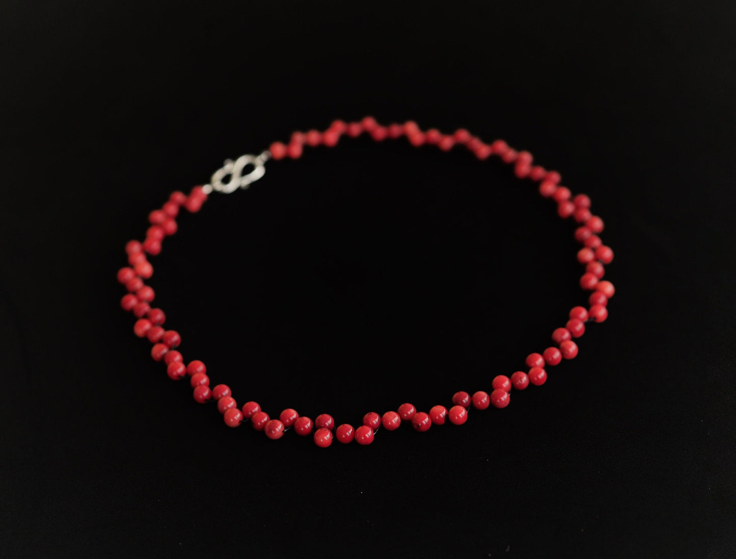 Coral - Red coral layering necklace