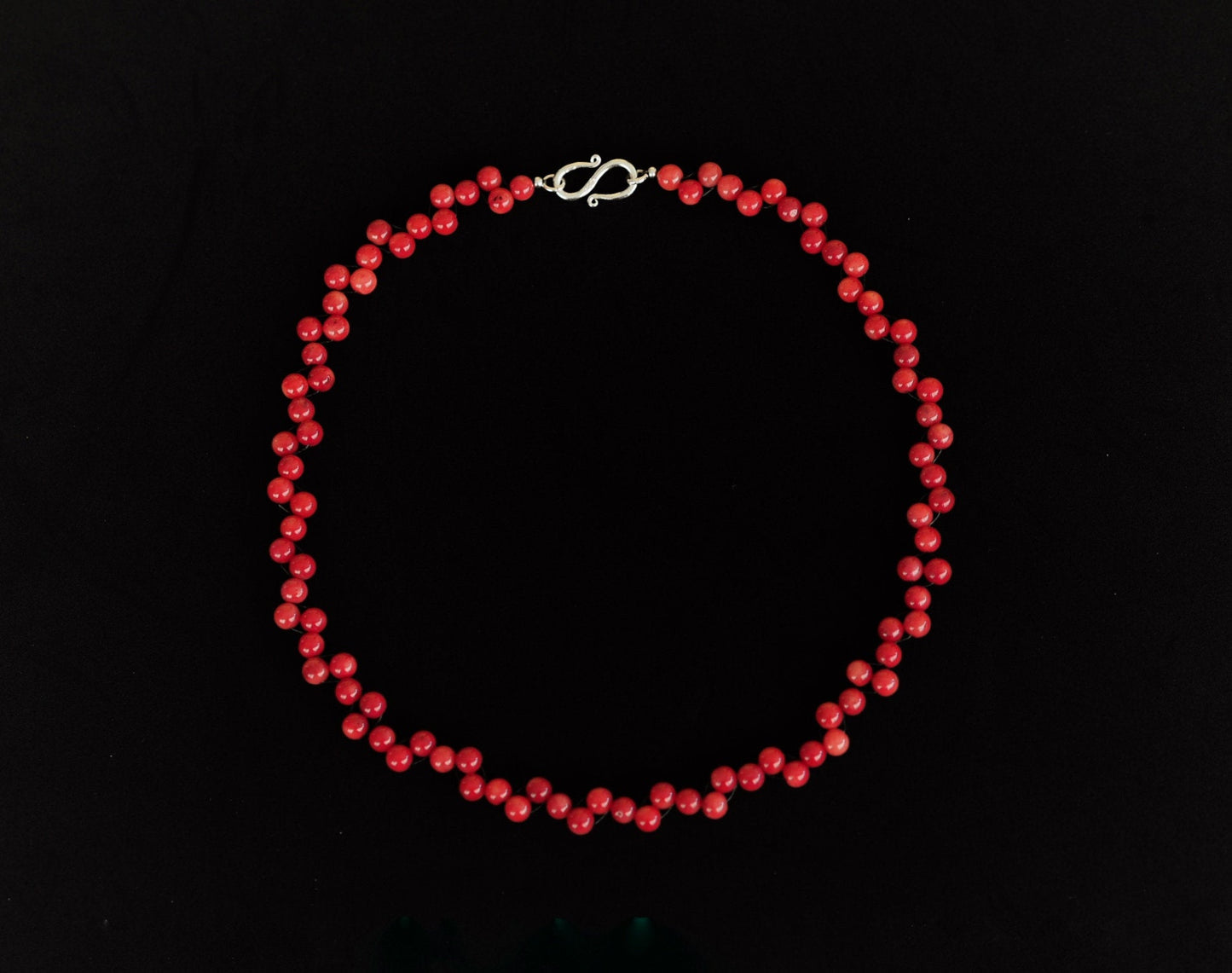 Coral - Red coral layering necklace